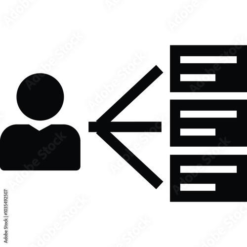 Use case, user experience, tasks icon