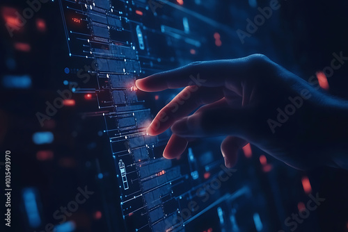 hand of the person