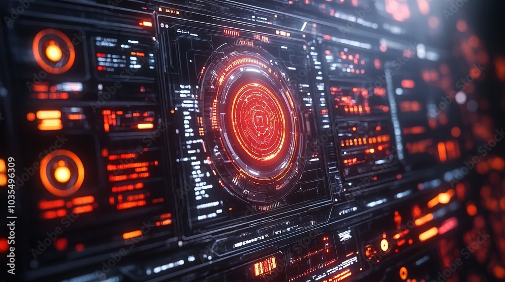 A collection of HUD frames, encapsulating futuristic modern user interface element A collection of HUD frames, encapsulating futuristic modern user interface element
