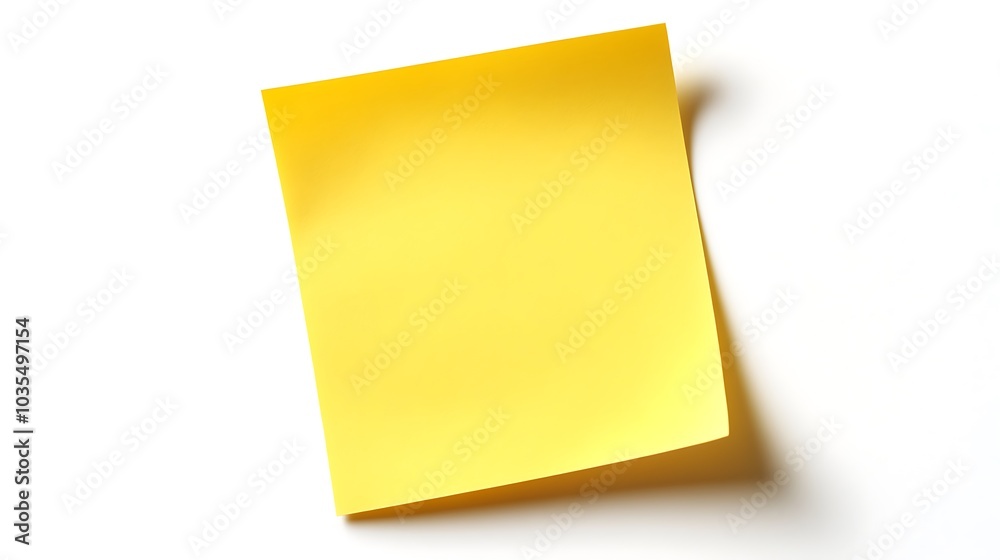 A stack of yellow sticky notes.
A stack of yellow sticky notes.