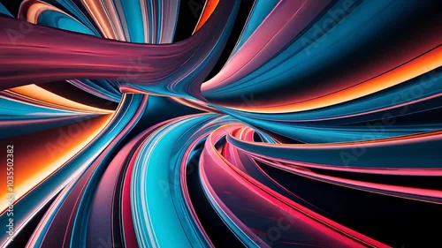 Dynamic Swirls of Color in Vibrant Abstract Motion

 photo