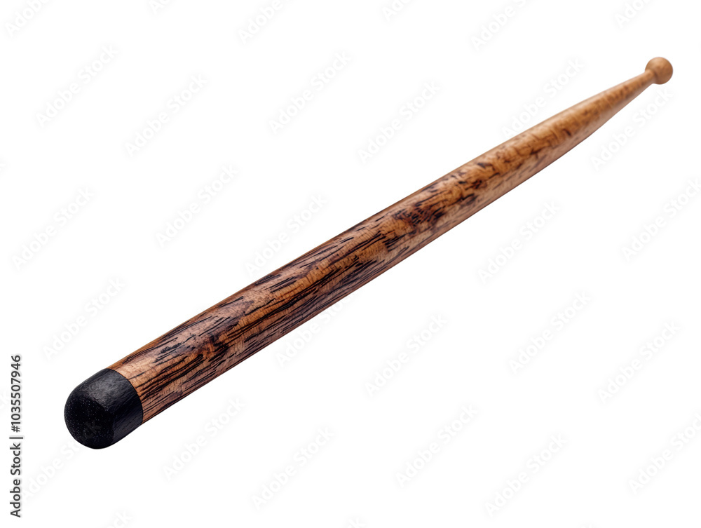 Baseball bat with a unique wood grain, isolated on a white background. Baseball bat with a unique wood grain, isolated on a white background.