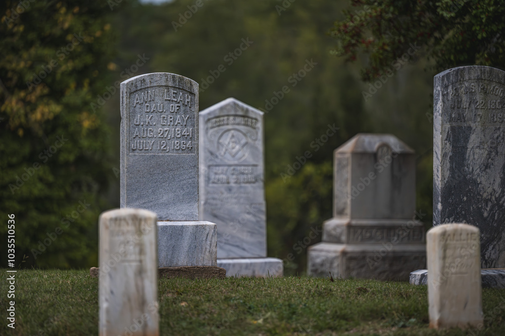 Fototapeta premium gravestone cemetery
