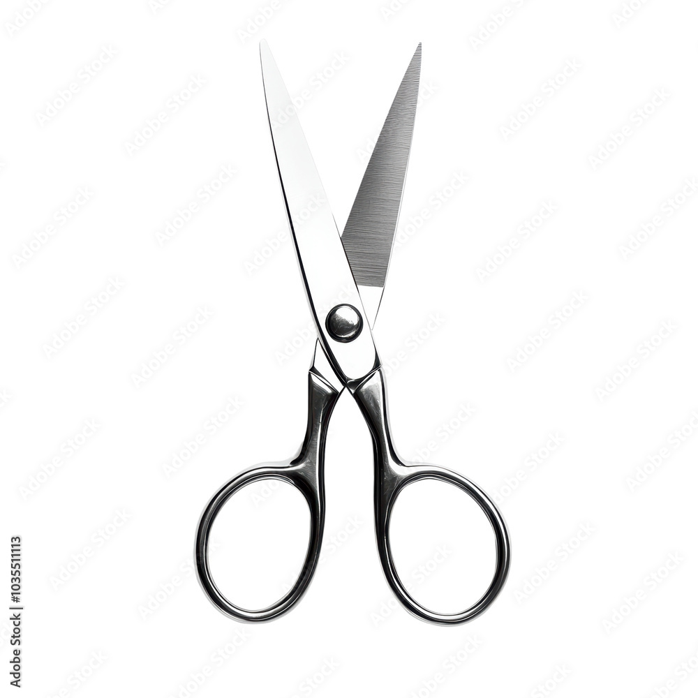 Metal scissors isolated on a white background. Metal scissors isolated on a white background.