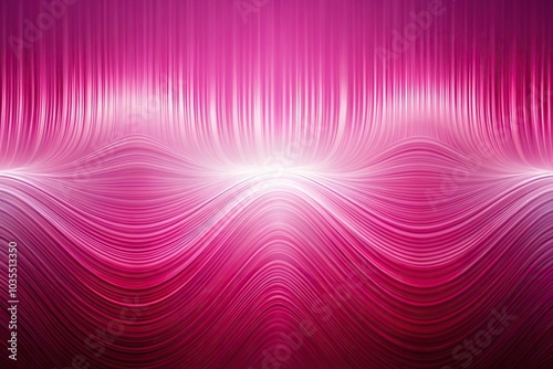 Abstract pink wave pattern texture with a low angle perspective photo