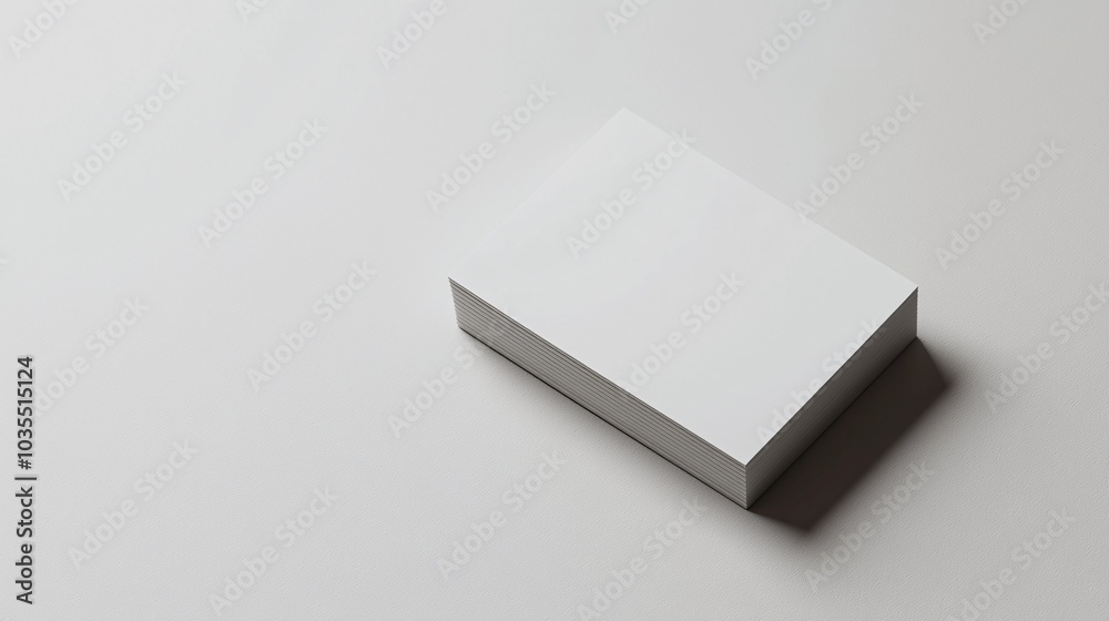 Minimalist Scene Featuring a Single Business Card on a Clean Surface with Soft Natural Lighting Minimalist Scene Featuring a Single Business Card on a Clean Surface with Soft Natural Lighting