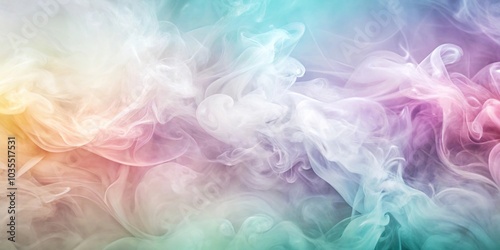 abstract background with soft pastel color and white smoke like shape photo