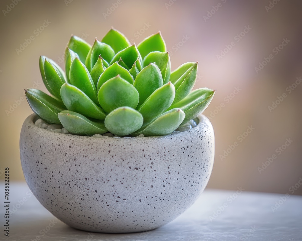 Close up of a potted on a table - Interiors Close up of a potted on a table - Interiors