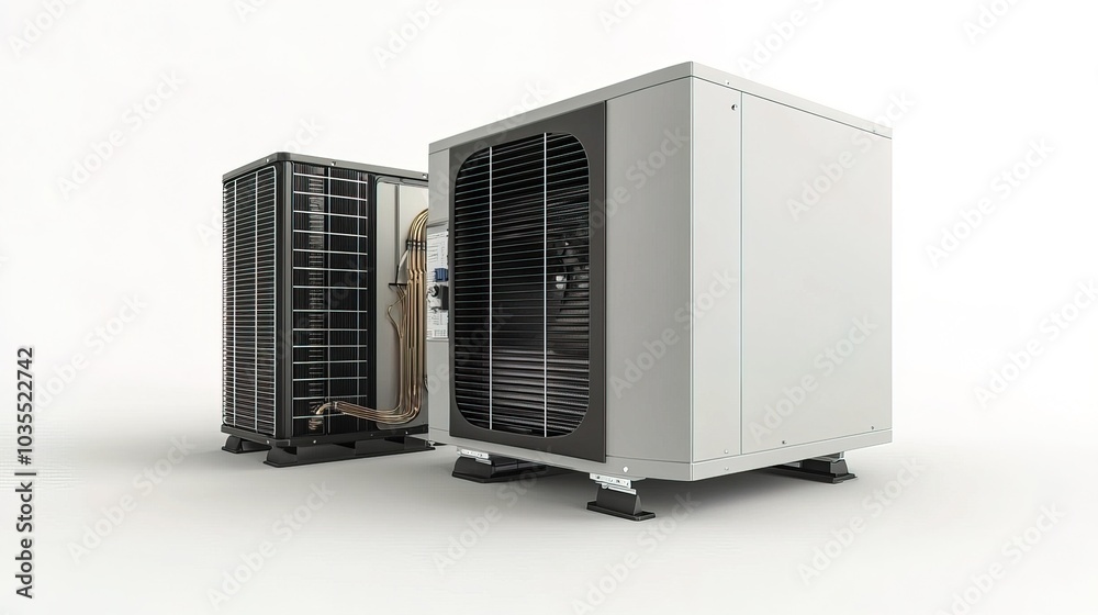 Heat pump of air-water technology for the home 