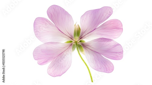 Delicate Pink Flower Petals Nature Beauty Blooming Natural