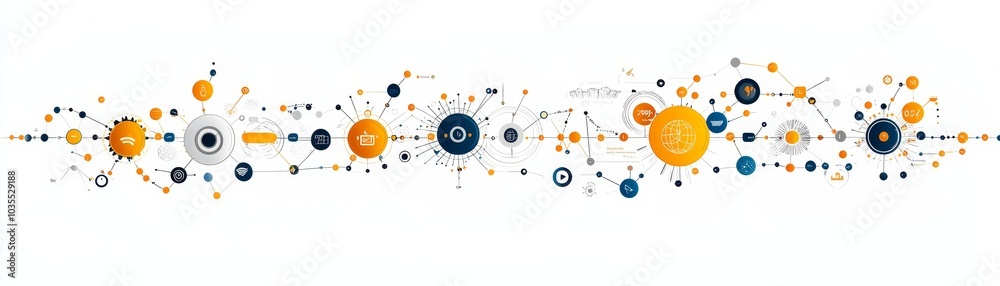 Clean Flat Design Business Infographic Illustration