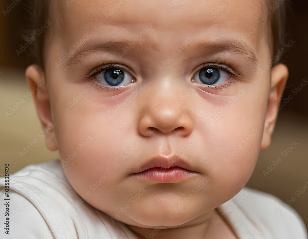 portrait of a little child stern and angry beautiful eyes portrait of a little child stern and angry beautiful eyes