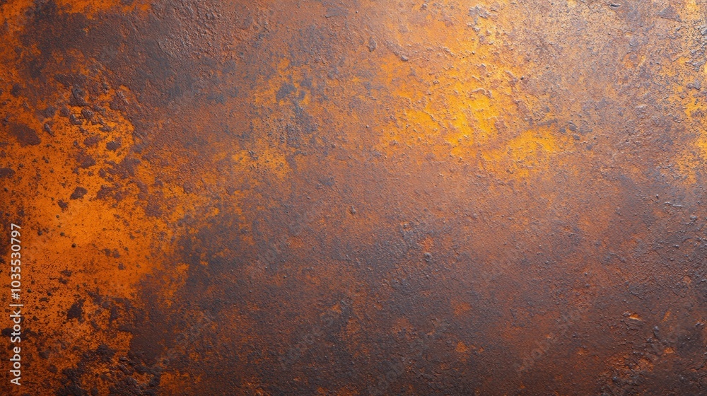 Rusty metal texture with weathered orange and brown tones Rusty metal texture with weathered orange and brown tones