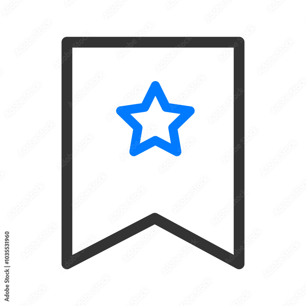 Blue and black outline business icon pack Blue and black outline business icon pack