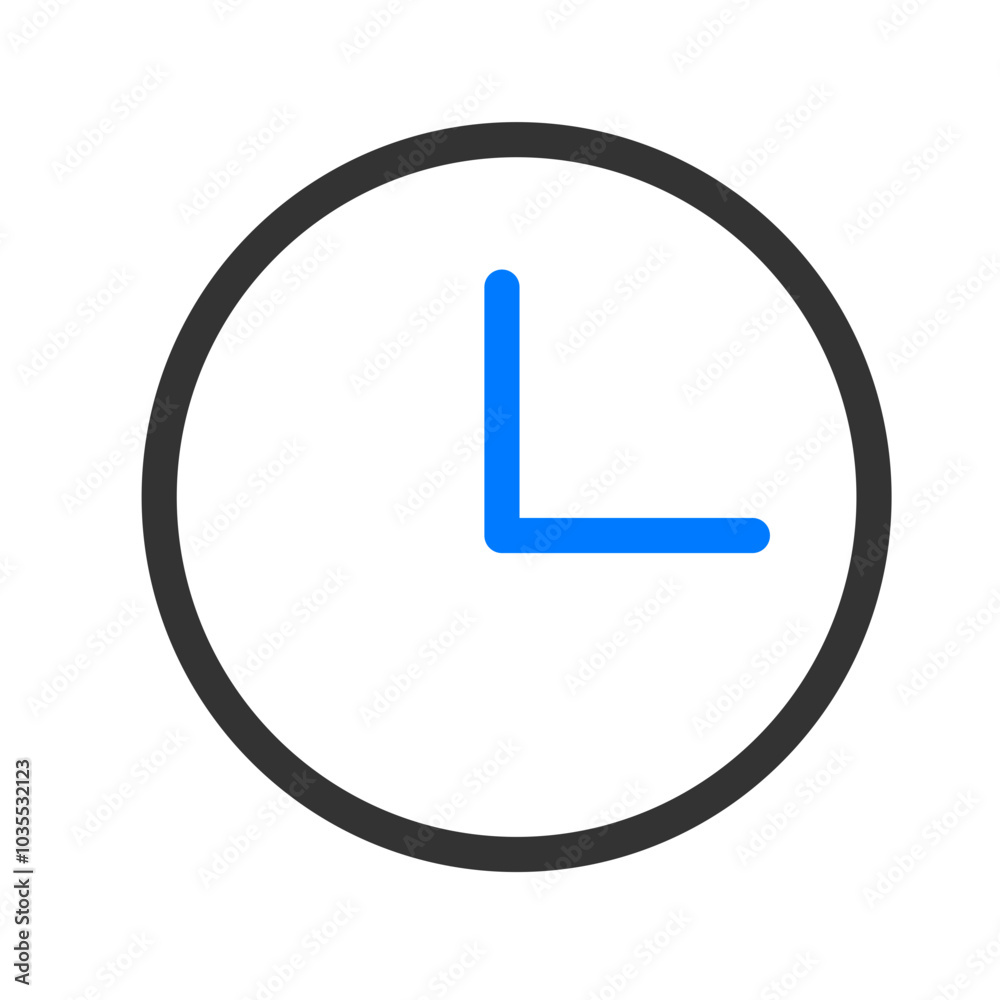 Blue and black outline business icon pack Blue and black outline business icon pack