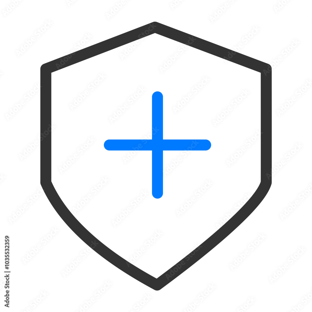 Obraz premium Blue and black outline business icon pack