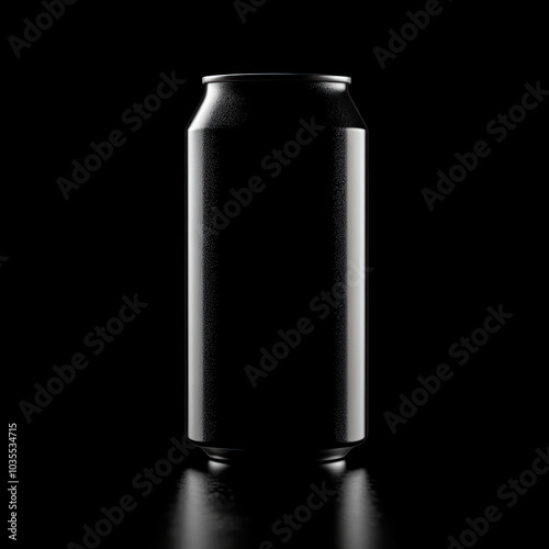 Can of Soda Mockup, high-end and customizable with realistic high-resolution rendering, ideal for branding, packaging design, and beverage presentations, AI Generative