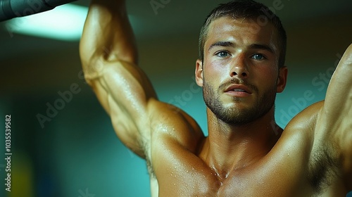 a fitness man portrait