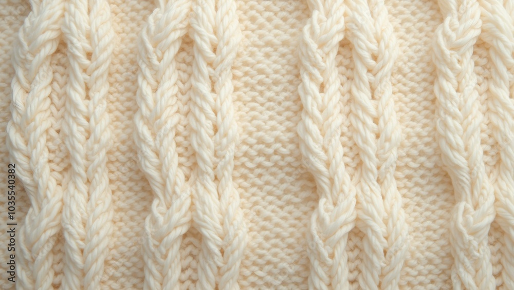 Cozy cream cable knit wool sweater texture Cozy cream cable knit wool sweater texture