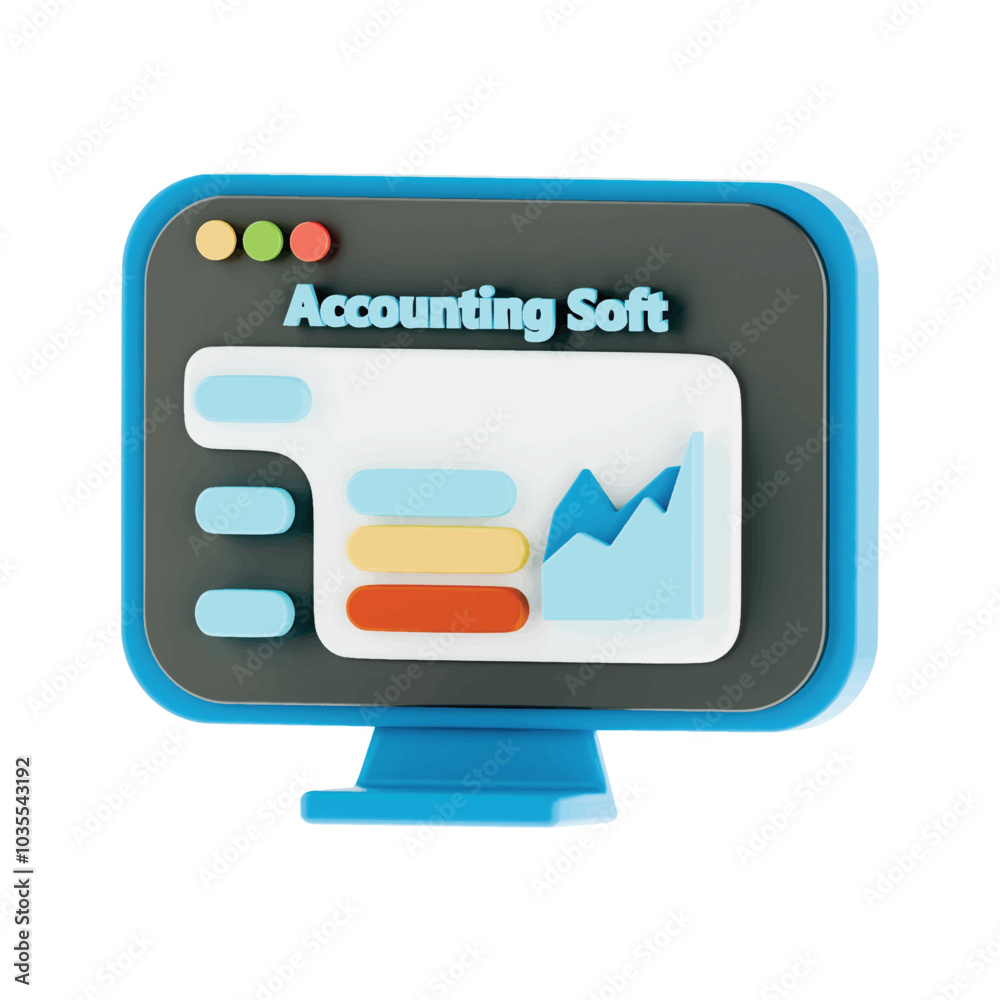 Accounting Management 3D Icons Render Clipart. Accounting Management 3D Icons Render Clipart.
