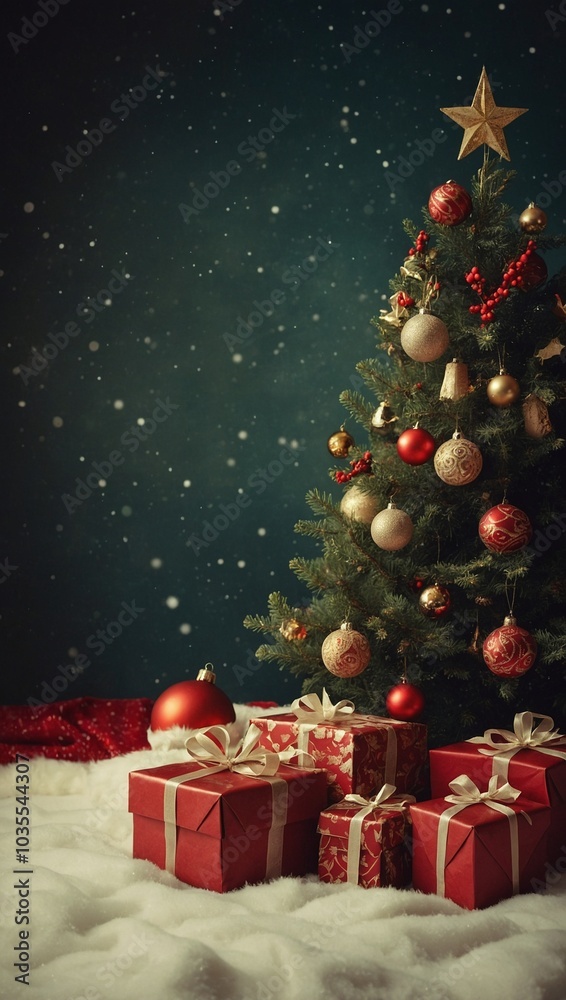 christmas tree with gift boxes christmas tree with gift boxes