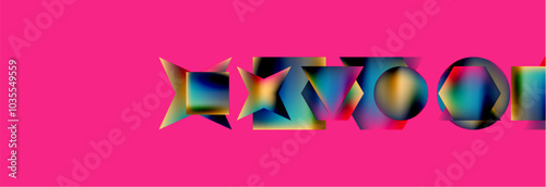 Fluid color geometric shapes abstract background. Vector Illustration For Wallpaper, Banner, Background, Card, Book Illustration, landing page