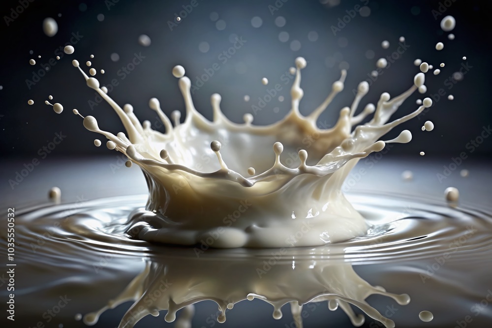 Stunning 4K Slow Motion Milk Crown Splash in HDR - Beautiful Liquid Art Stunning 4K Slow Motion Milk Crown Splash in HDR - Beautiful Liquid Art