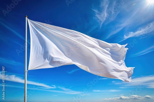 White Flag Waving in the Sky