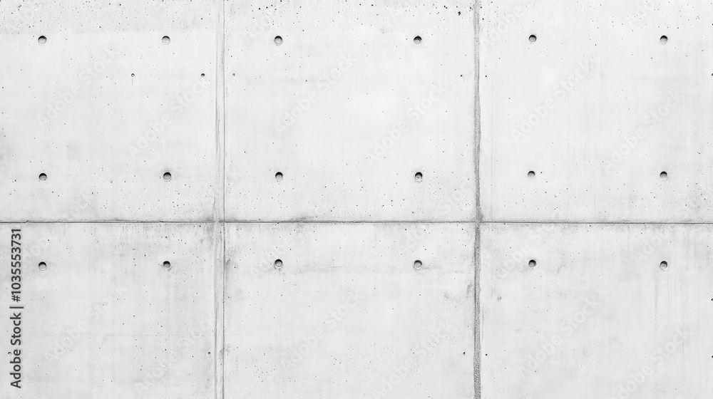 Texture White concrete wall for background.