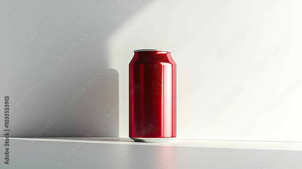 Can of Soda Mockup, high-end and customizable with realistic high-resolution rendering, ideal for branding, packaging design, and beverage presentations, AI Generative Can of Soda Mockup, high-end and customizable with realistic high-resolution rendering, ideal for branding, packaging design, and beverage presentations, AI Generative