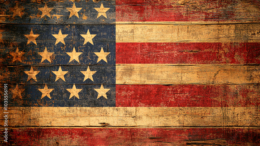 Grunge usa flag texture Grunge usa flag texture