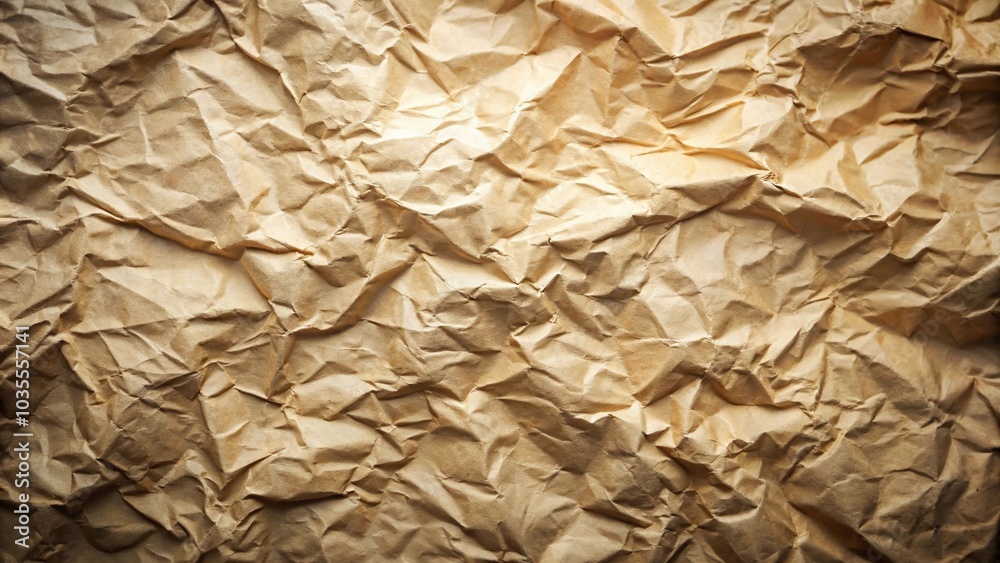 A photograph of a crumpled paper texture with a subtle gradient effect, worn paper, folded paper A photograph of a crumpled paper texture with a subtle gradient effect, worn paper, folded paper