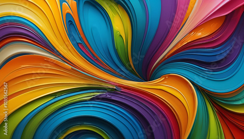 colorful  abstract background wallpaper with 3d oil painting patterns 