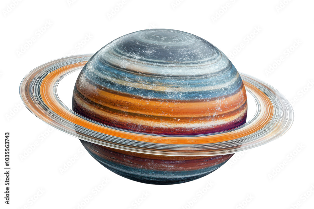 Stunning Representation of an Alien Planet with Multiple Rings Isolated on a transparent Background for Sci-Fi and Creative Projects Stunning Representation of an Alien Planet with Multiple Rings Isolated on a transparent Background for Sci-Fi and Creative Projects