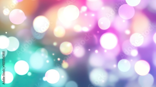 Abstract Colorful Bokeh Background