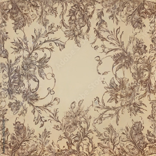 vintage background with ornament