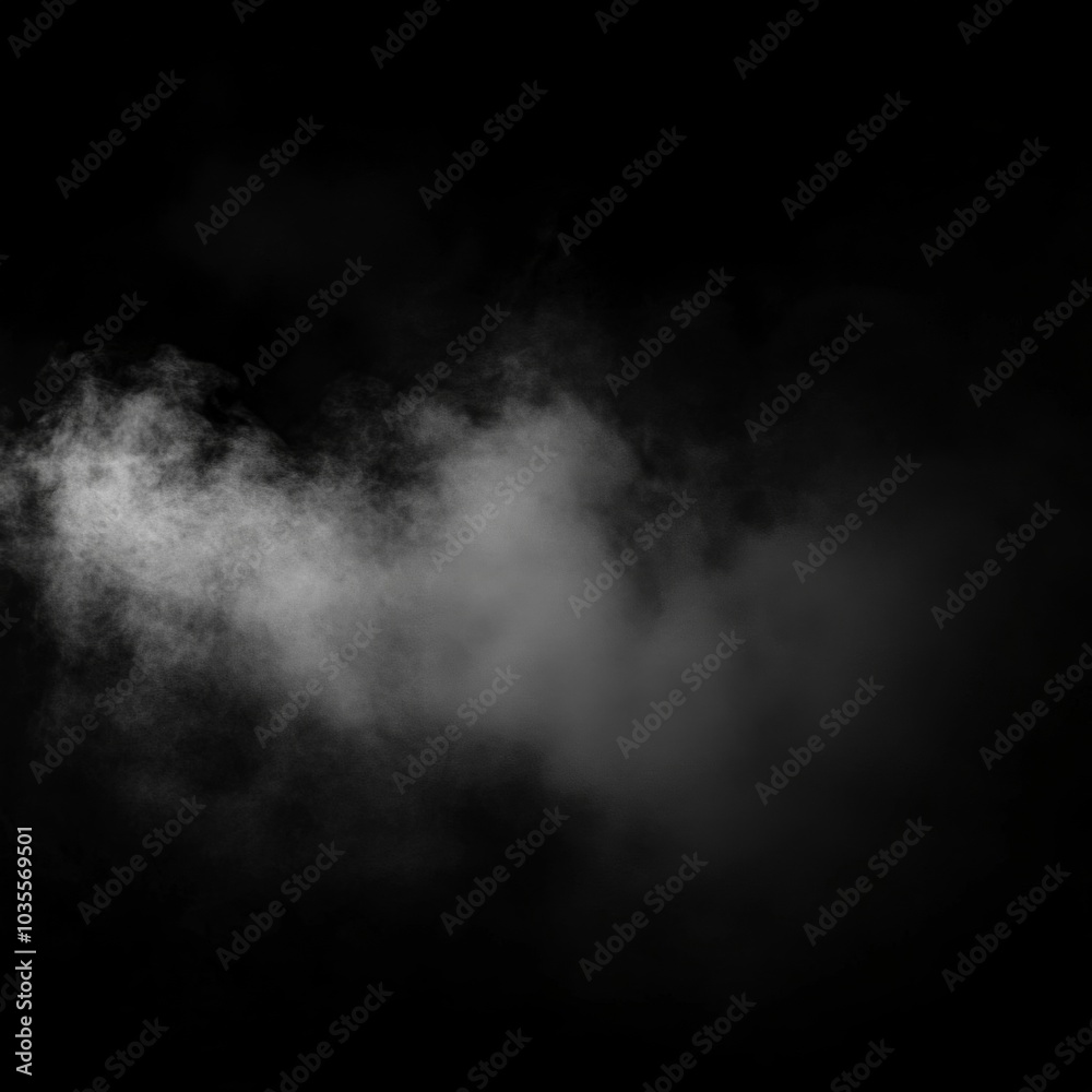 Fototapeta premium fog on black background