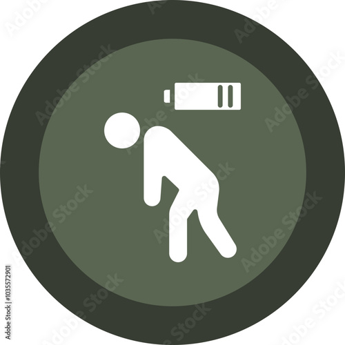 Fatigue Icon Design