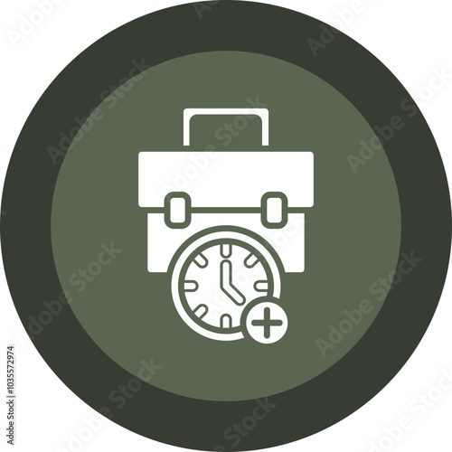 Overtime Icon Design