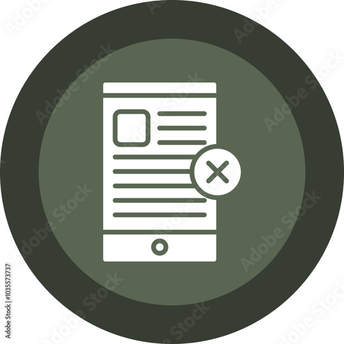 Fake News Icon Design