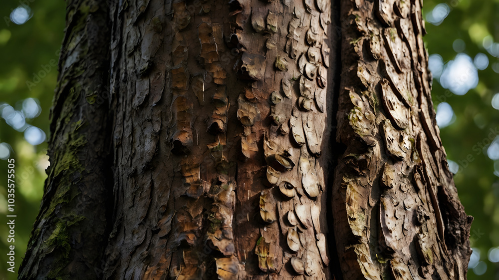 Fototapeta premium bark of a tree, ai generated