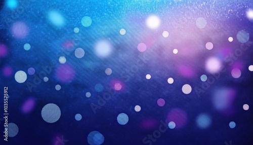 Abstract Bokeh Lights in Gradient Blue and Purple Hues. Vibrant Background for Digital Graphics, Presentation Design, and Event Posters with Space for Custom Text or Branding Elements