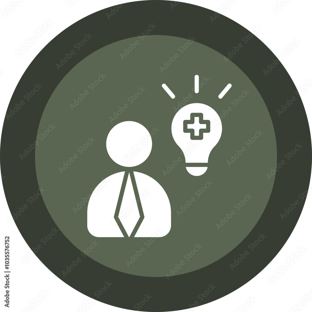 Positive Thinking Icon Design
