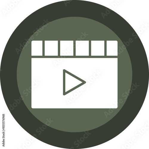 Clapperboard Icon Design