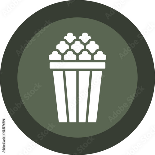 Popcorn Icon Design