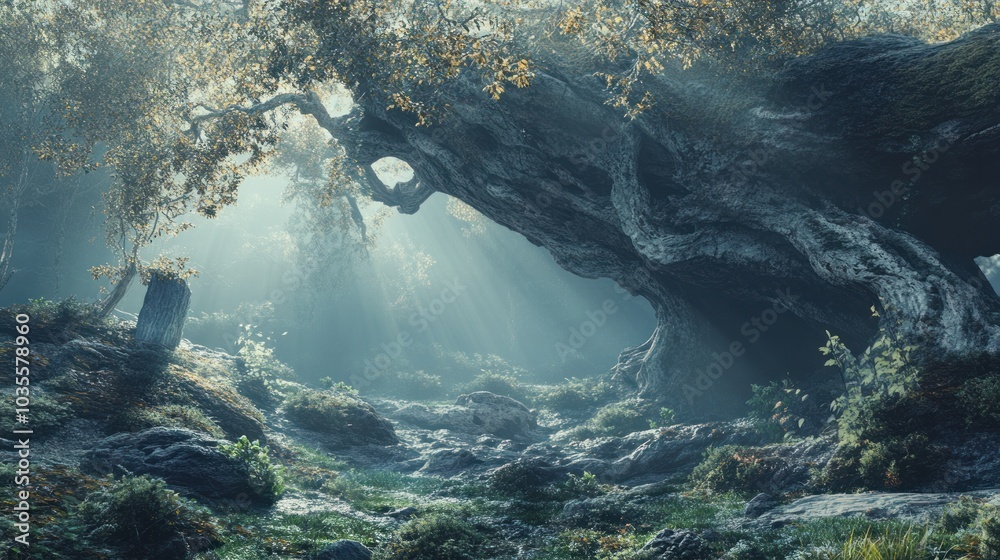 Obraz premium Mystical Forest Path