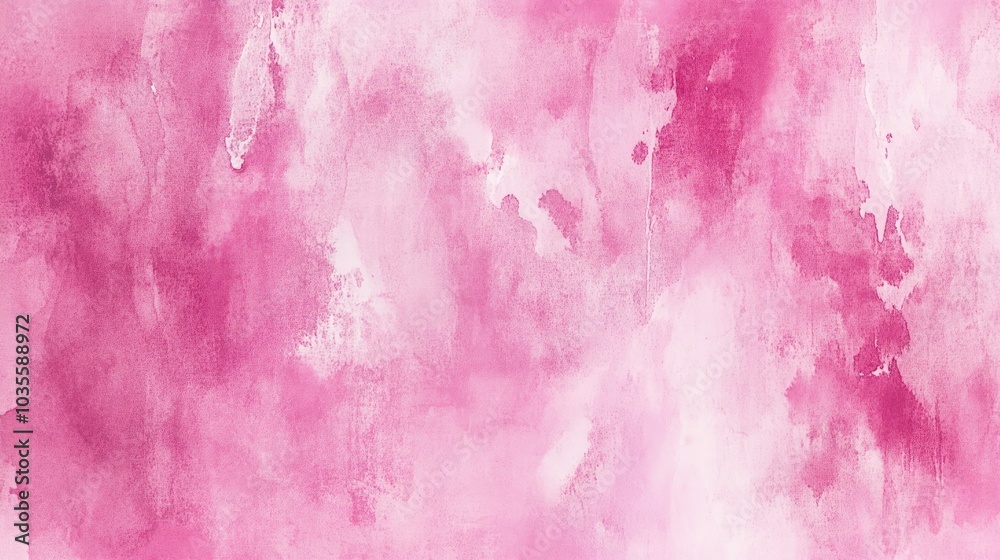 Fototapeta premium Pale Pink Watercolor Texture, soft pastel hues blend seamlessly, creating an elegant backdrop for artistic projects, inviting creativity and inspiration in design work.