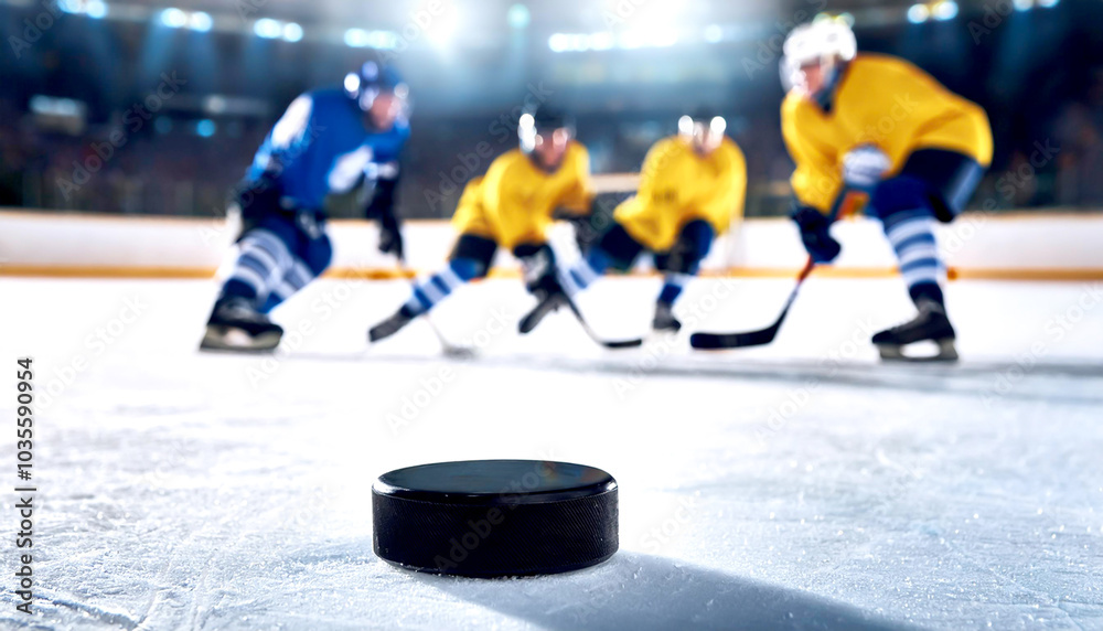 Obraz premium Eishockey Spiel 