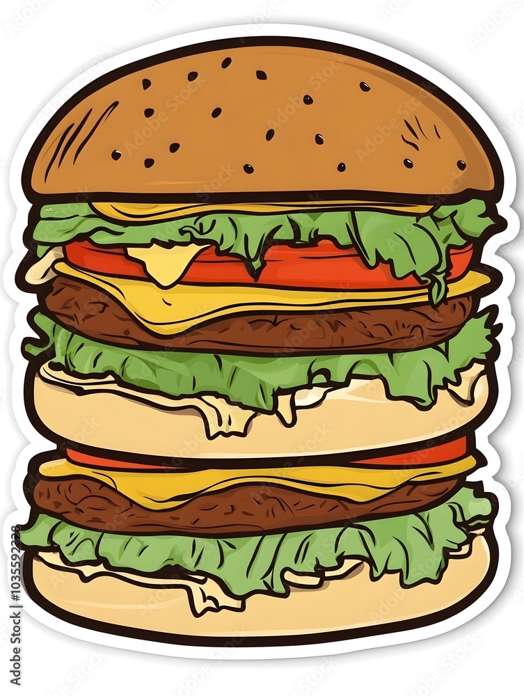 Big Burger Cheeseburger Fast Food Icon Logo Symbol Big Burger Cheeseburger Fast Food Icon Logo Symbol