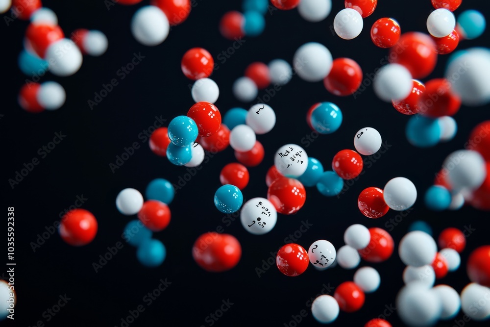 Abstract Drug Design with Floating Molecules in Motion